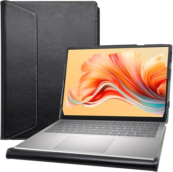 MAMA MOUTH Protective Computer Case for HP OmniBook Ultra Flip 14-fh 14-inch Omnidirectional Shockproof Laptop Case, Black