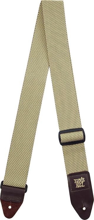 Ernie Ball Tweed Guitar Strap (P04100), Yellow