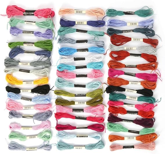 Friendship Bracelet String 50 Color 8.7 Yard Darning Yarn Embroidery Thread