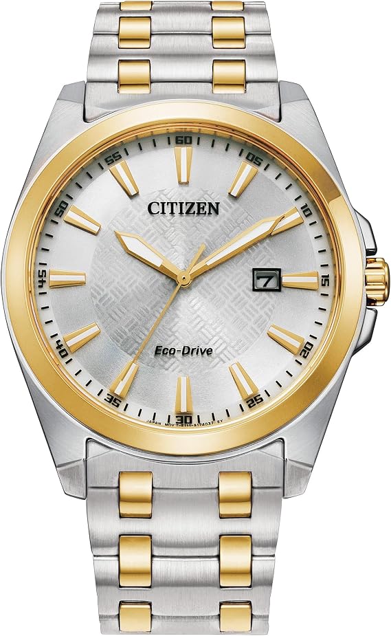 Citizen Men's Eco-Drive Classic Peyton Watch, 3-Hand Date, Sapphire Crystal, Luminous Markers