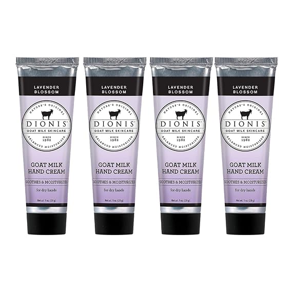Dionis Goat Milk Hand Cream Lavender Blossom 1 oz (Pack of 4)