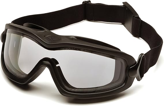 Pyramex Safety Products GB6420SDT V2G Plus Safety Glasses, Gray Anti-Fog Dual Lens