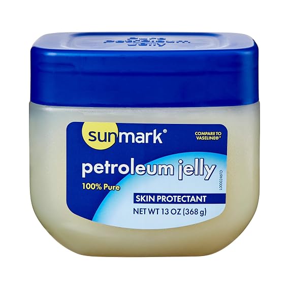 sunmark Petroleum Jelly, 100% Pure, Skin Protectant, 13 oz, 1 Count, 1 Pack