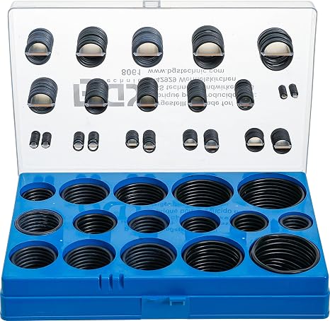 BGS Technic Pro+ 8061 Assorted O-Ring Set, 1/8-2-Inch Diameter, 419 Pieces