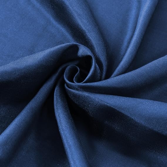 100% Rayon Bamboo Cooling Fabric,Navy,56" Wide,1 Yard | Lining Fabric for Sewing,Cool and Silky Textile Material,Viscose Fabric by The Yard,For Wedding,Decor,Apparel,DIY Crafting