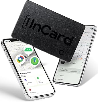 Wallet Tracker Card Certifer by Apple Find My & Googles Find Hub(Find My Device) Wallet Finder, 5 Years Battery Life Bluetooth Tracker, Smart Card for Passport, Luggage, Android Air Tracker