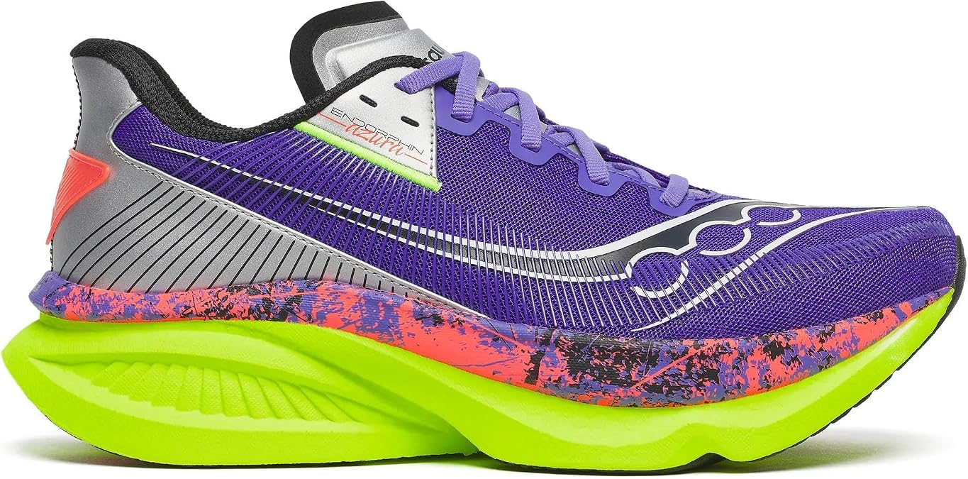 Saucony Men's Endorphin Azura Running Shoe, Opulence/Citron, 12
