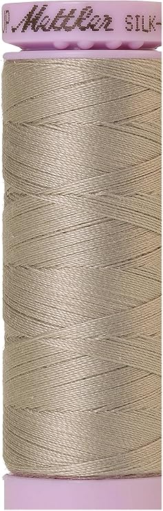 Mettler Silk-Finish Solid Cotton Thread, 164 yd/150m, Drizzle
