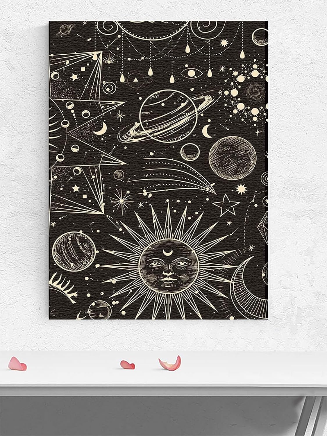 Postermanya Celestial Serenade, Gök Sesi, Manifest, Olumlama, Mantra, Spiritüel, Meditasyon Poster, Afiş