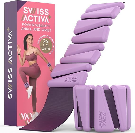 1lb wrist and ankle weights set of 2, leg weights for women, adjustable ankle weights, weighted wristbands, ankle weight, arm weights for women