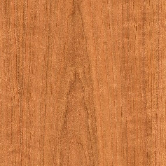 Cherry Wood Veneer Plain Sliced/Flat Cut Peel and Stick 3M9505 24"x96" Sheet A Grade Veneer Face -Easy Application with a self Adhesive for Any Restoration
