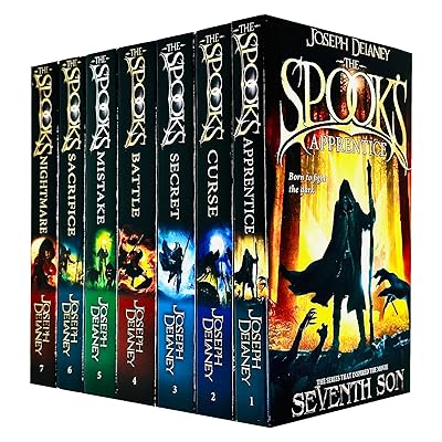 The Spooks Books 1 - 7 Wardstone Chronicles Collection Set by Joseph Delaney Apprentice, Curse, Secret, Battle, Mistake, Sacrifice & Nightmare Paperback January 1, 2020