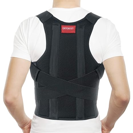 ORTONYX Posture Corrector for Men & Women, Back Shoulder Support Brace