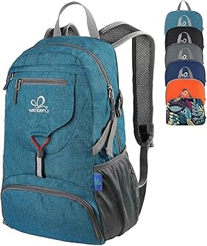 WATERFLY Small Lightweight Packable Backpack 20l Ultra Light Foldable Travel Hiking Camping Daypack Day Pack for Man Woman