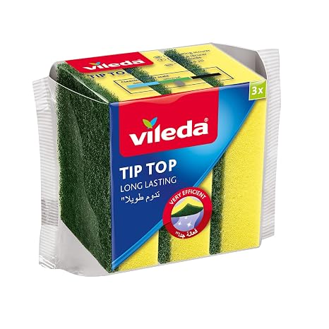 Vileda Tip Top Sponges - 10 Sponges (2 x 5)