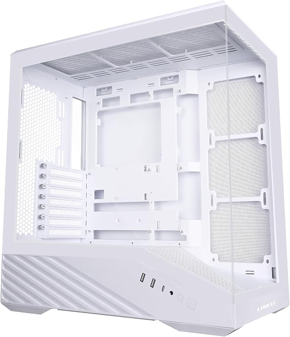 Lian Li VECTOR V100 White Pillarless PC Case LED Strip Accessory Display Space V100W