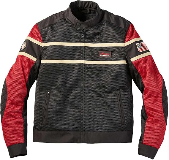Indian Motorcycle Men's Arlington Mesh Jacket, Black,Black,2XL