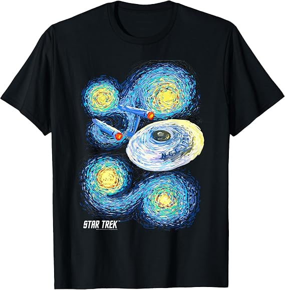 Star Trek Original Series Starry Night Paint T-Shirt