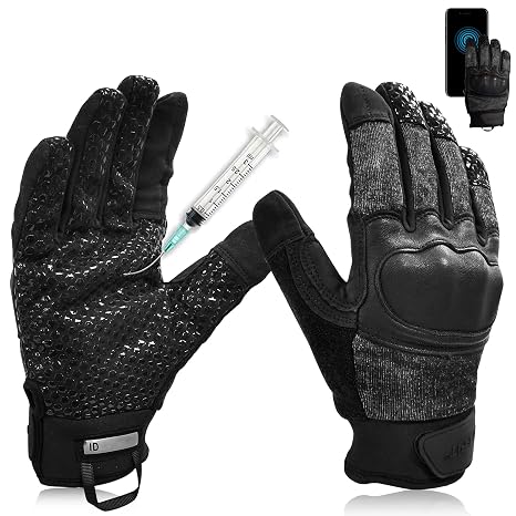 Level 5 Needle Resistant Gloves ANSI A9 Anti-Cut | Needle Puncture, Anti-Slash, Touchscreen, Cut Resistant