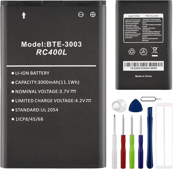 Replacement Battery BTE-3003 Compatible with Verizon Orbic Speed Mobile Hotspot RC400L with Tools