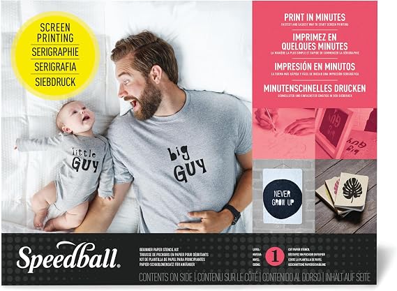 Speedball Paper Stencil Beginner Screen Printing Kit, 045061