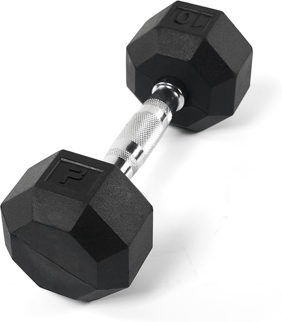 Power Systems Rubber Octagonal Dumbbell