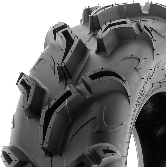 SunF Warrior AT-Mud & Trail ATV/UTV Tire 25x8-12, 6PR, 1.18" Tread Depth