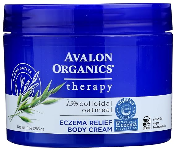Avalon Organics Therapy Eczema Relief Body Cream, 10 Oz