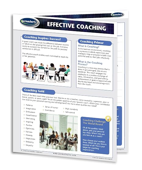 Effective Coaching Guide - Productivity Quick Reference Guide by Permacharts