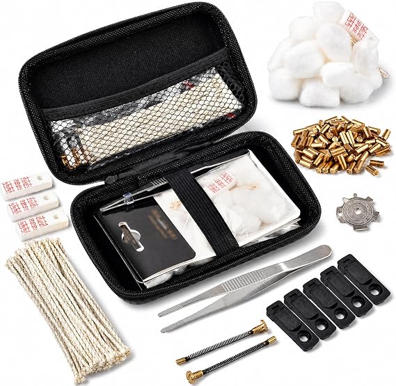 Lighter Repair Kit with Case, Vintage Lighter Repair Kit