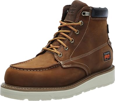 Timberland PRO mens Gridworks Wedge 6 Inch Moc Soft Toe Waterproof Industrial Work Boot
