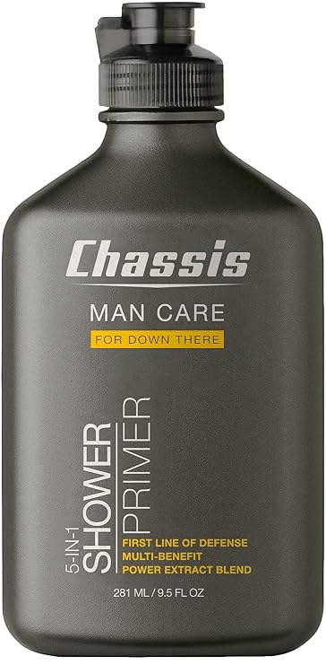 Chassis 5-in-1 Shower Primer, Mens Anti-Chafing Gel and Deep-Cleansing Bodywash