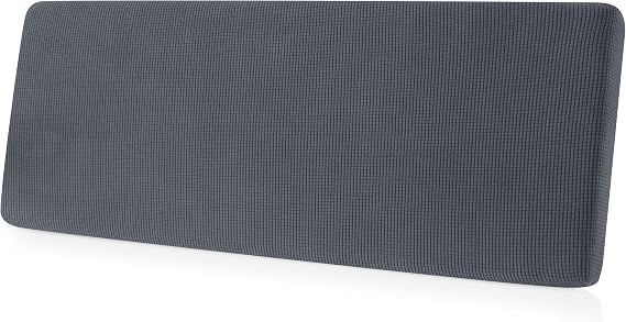 CHUN YI Medium Couch Cushion Cover Stretch for Loveseat, Sofa Seat Slipcovers for Pets, Suitable for Armchair Loveseat Sofa with Spandex Jacquard Washable Fabric(Medium,Grey)