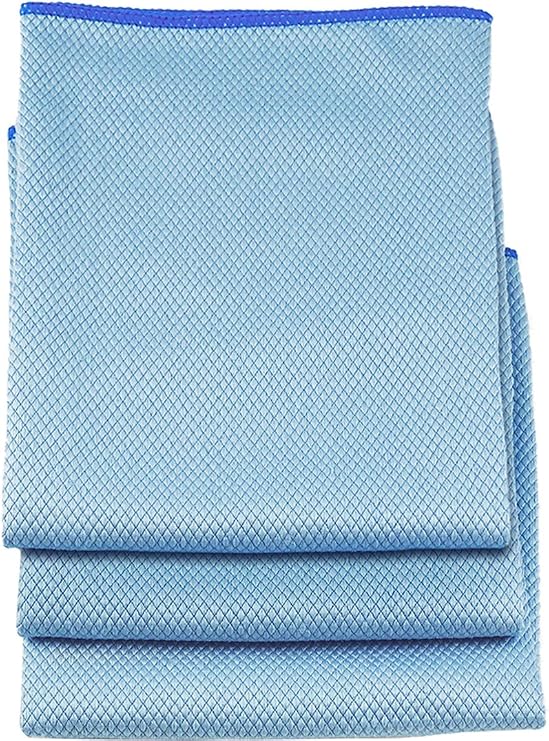 Unger Professional 18 x 18 Large Professional-Grade Microfiber Cloth Towels, 3 Pack, Multi-Purpose Wet and Dry Cleaning Cloths for Kitchen, Bath, Auto, Appliances, Car Supplies