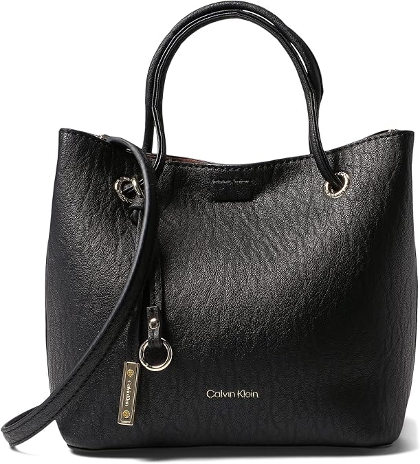 Calvin Klein Women's Gabrianna Bubble Lamb Mini Tote Crossbody Bag