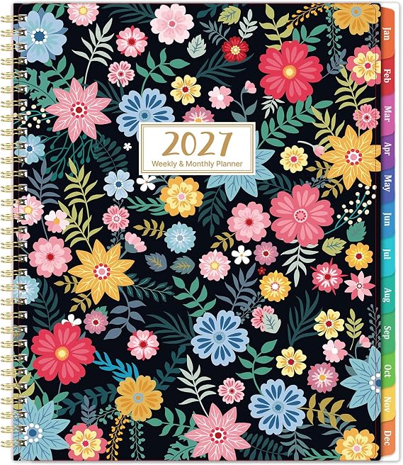 2027 Planner - 9" x 11", 2027 Planner Weekly and Monthly, JAN. - DEC.2027