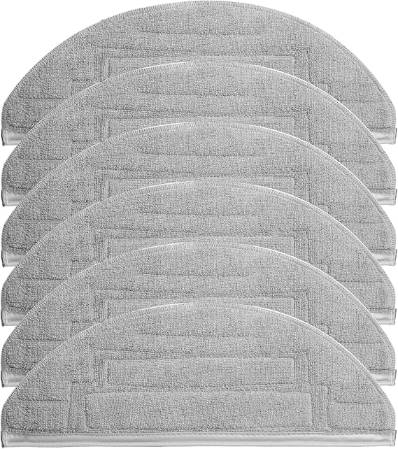 Roborock S8 / S8 Plus / S8 Pro Compatible Replacement Mop Pad Microfiber 6 Pieces