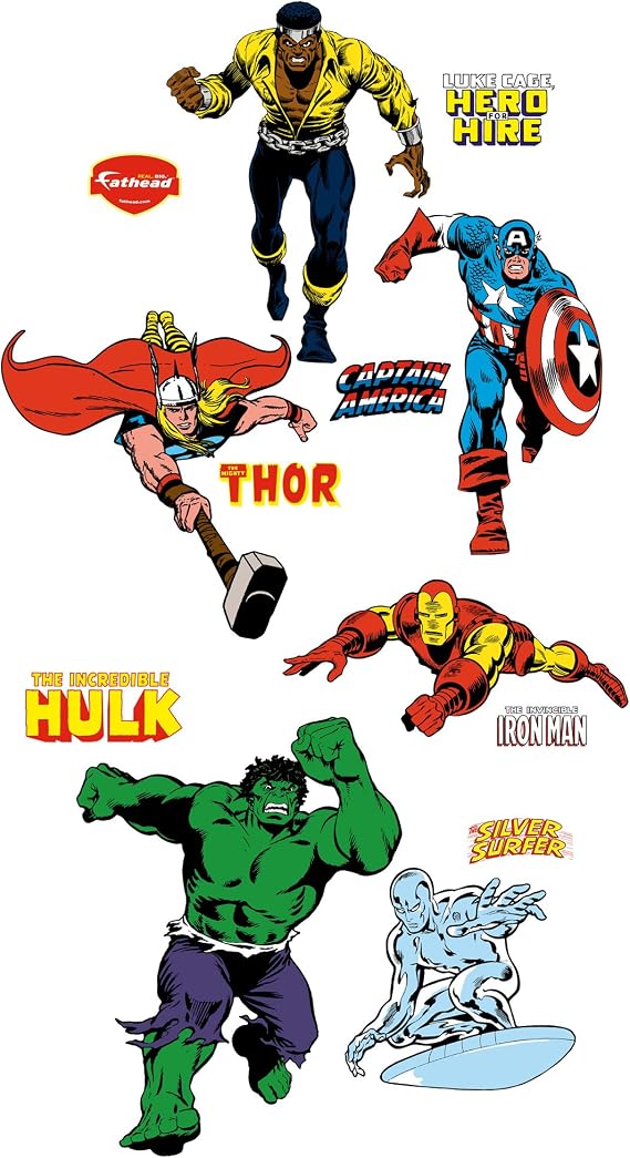 Superheroes Wall Graphic