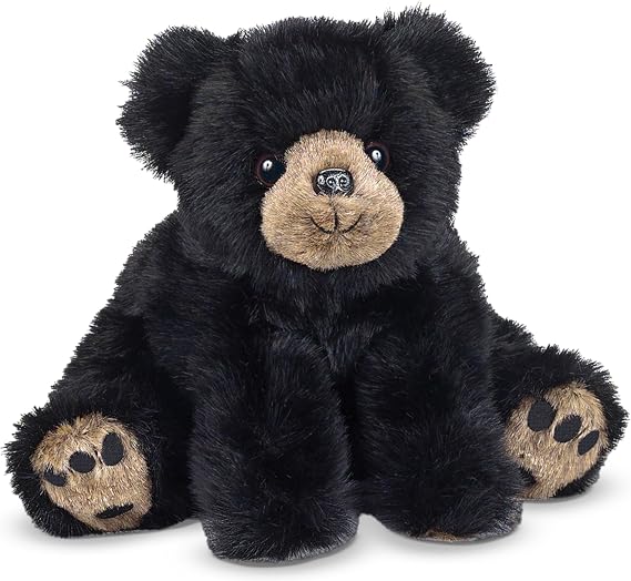 Bearington Teddy Bear Stuffed Animal Plush Toy Soft Large Black Rocky 19"