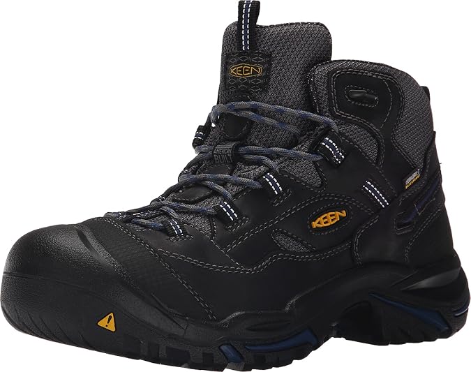 KEEN Utility ワークブーツ。 Braddock Mid Wp Soft-toe メンズ
