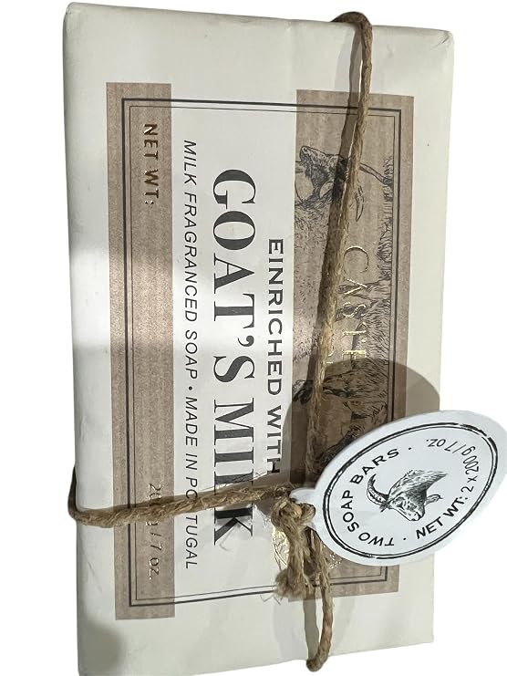Castelbel Goat's Milk Fragranced Soap, Made in Portugal, 200g / 7 oz