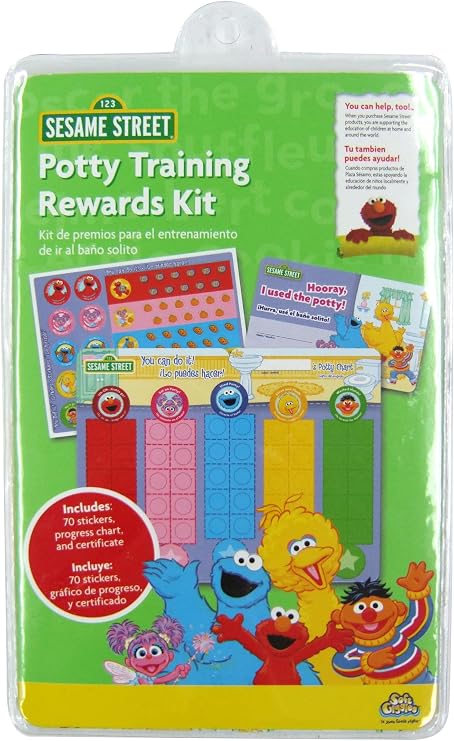 Ginsey Sesame Street Potty Training Rewards Kit, Promote Good Potty Habits