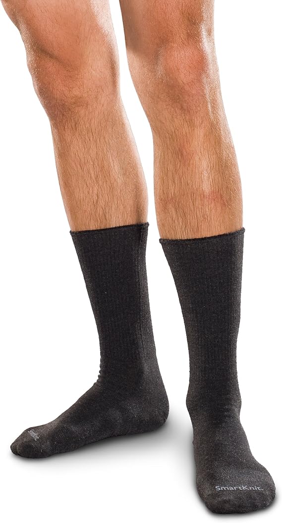 Seamless Diabetic Crew Socks, 3 Pack (6 Count)