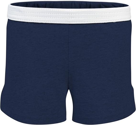 Soffe Youth Girls' Authentic Cheer Shorts, Athletic Cotton Blend, 2.75 Inseam