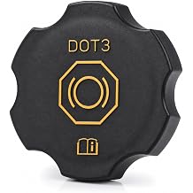 20760280 Dot 3 Brake Fluid Cap Replacement, Brake Master Cylinder Reservoir Cap, Fits Cadillac Escalade ESV, Chevrolet Tahoe Volt Corvette, GMC Yukon Sierra Acadia & Buick Enclave Lucerne