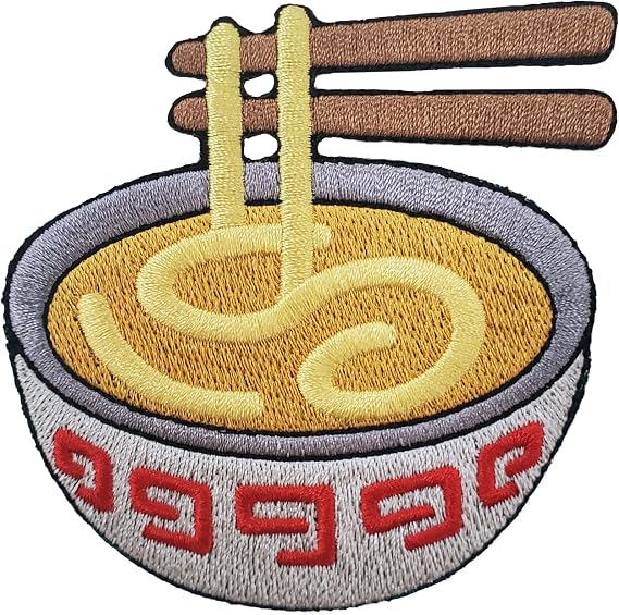 Kolorspun Ramen Noodle Patch - Hook and Loop Tactical Morale Patch