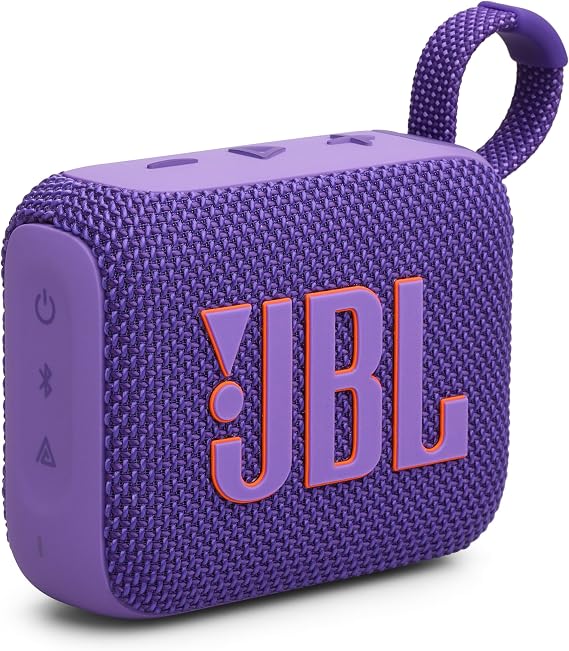JBL GO 4 Portable Bluetooth Speaker IP67 Waterproof Dustproof Compact Lightweight Outdoor Auracast 45mm Driver Purple