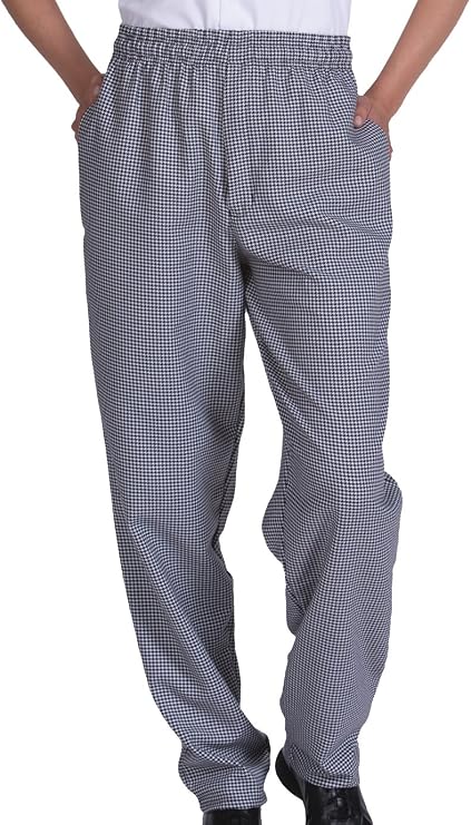 Edwards Men's 2002 Comfortable Fit Chefs Pants (Houndstooth 6X L)