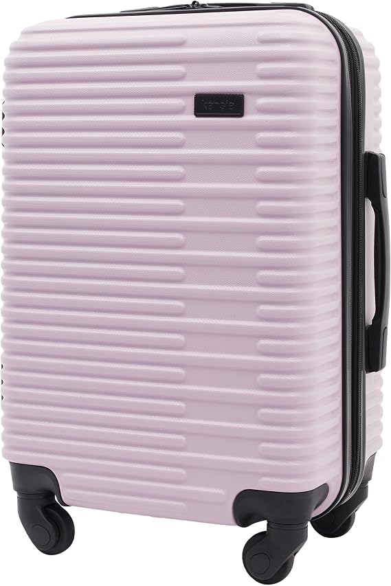 kensie Women's Hillsboro Luggage & Travel Bags Set, Burnished Lilac, 20" Carry-On
