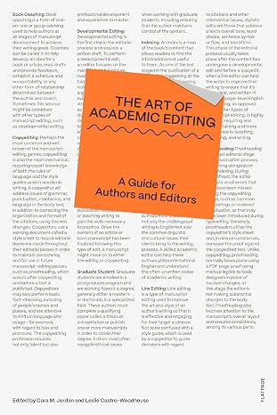 The Art of Academic Editing: A Guide for Authors and Editors